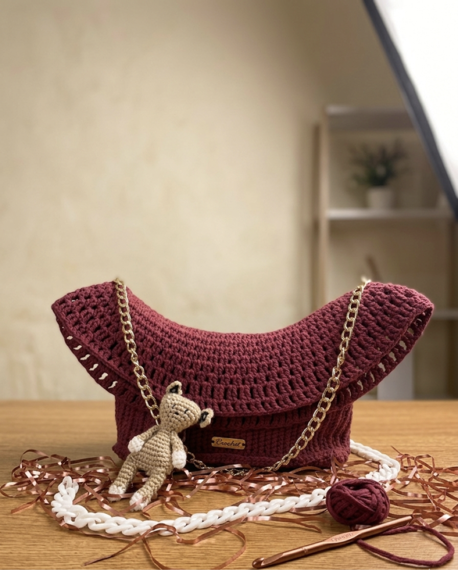 The Gonjong Bag Wine Red