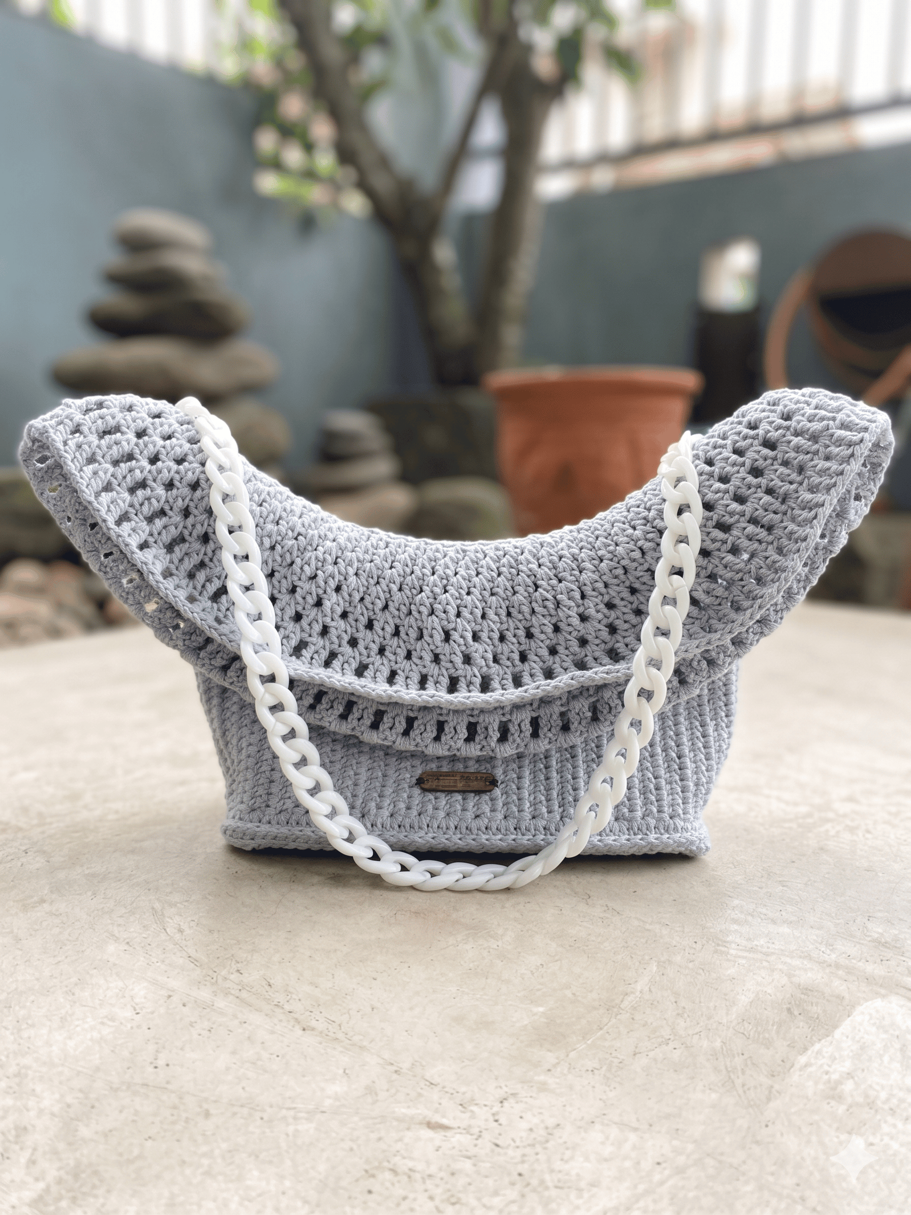 The Gonjong Bag Lavender Grey